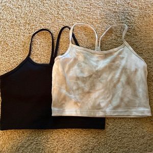2 Aerie Longline Sports Bras Size S